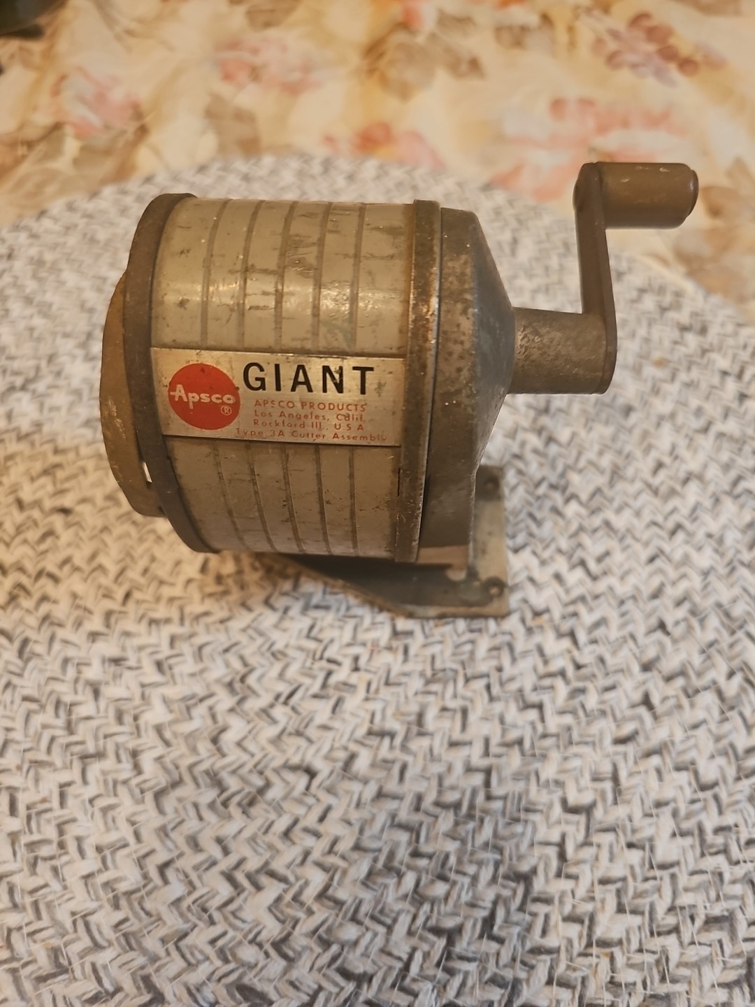 Vintage Heavy Metal 6 Hole Pencil Sharpener