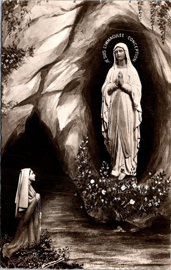 (1228) 12-7-2025 - France (older religious) Ste Bernadette Soubirou & Virgin