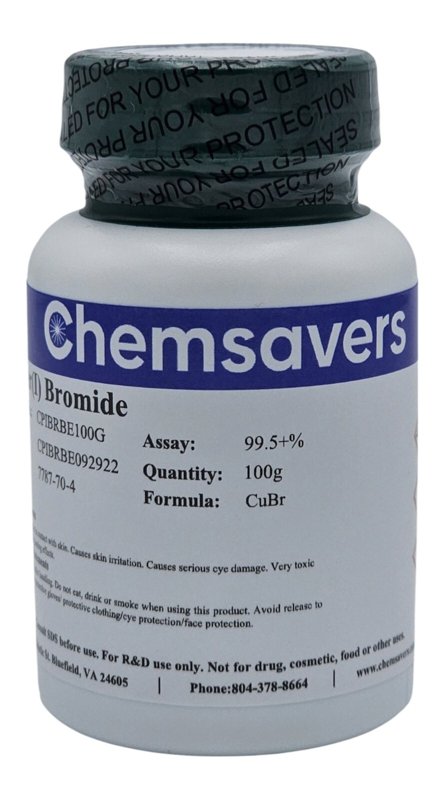 Copper(I) Bromide, 99.5+%, 100g