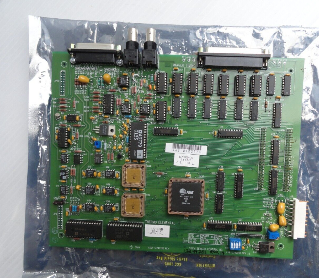 Thermo Elemental 13249701 Rev 14  SSCM Sensor Control Board