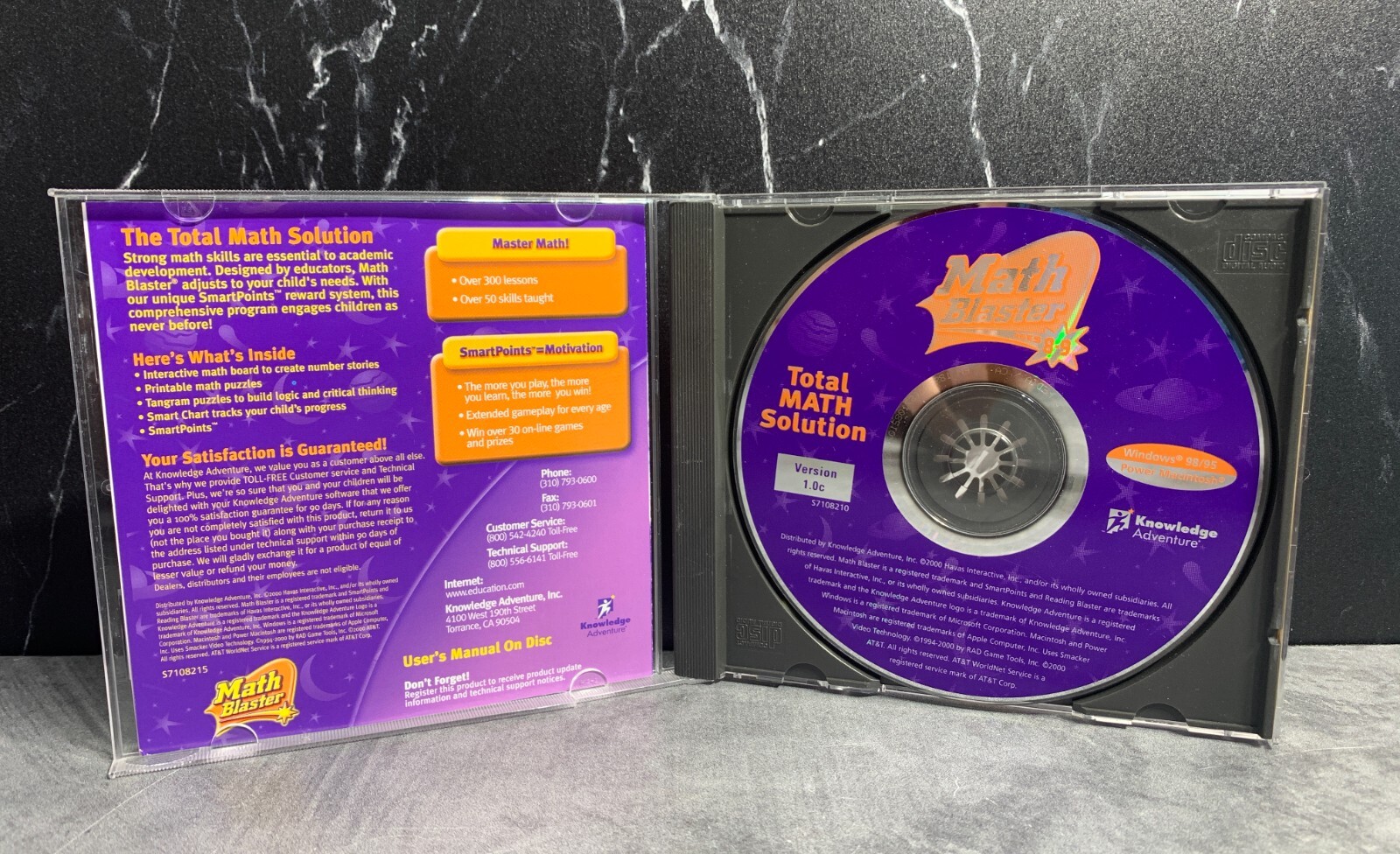 Math Blaster: Total Math Solution - 300 Lessons - Ages 8 To 9 - Smartpoints 2000