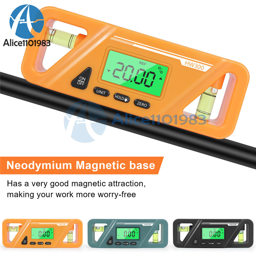 90° Degree LCD Digital Display Inclinometer Level Meter Protractor Angle Meter
