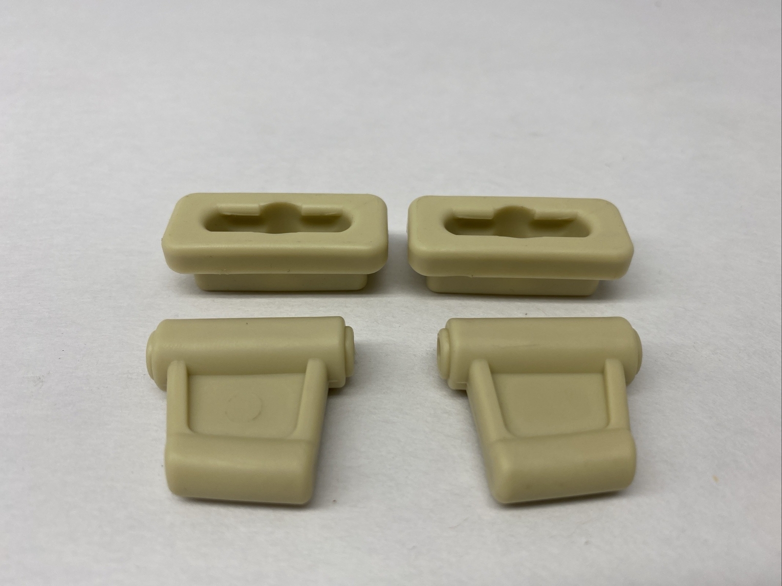 Set of Beige Sun Visor Clips Fits Mercedes W107 380SL 450SL 560SL