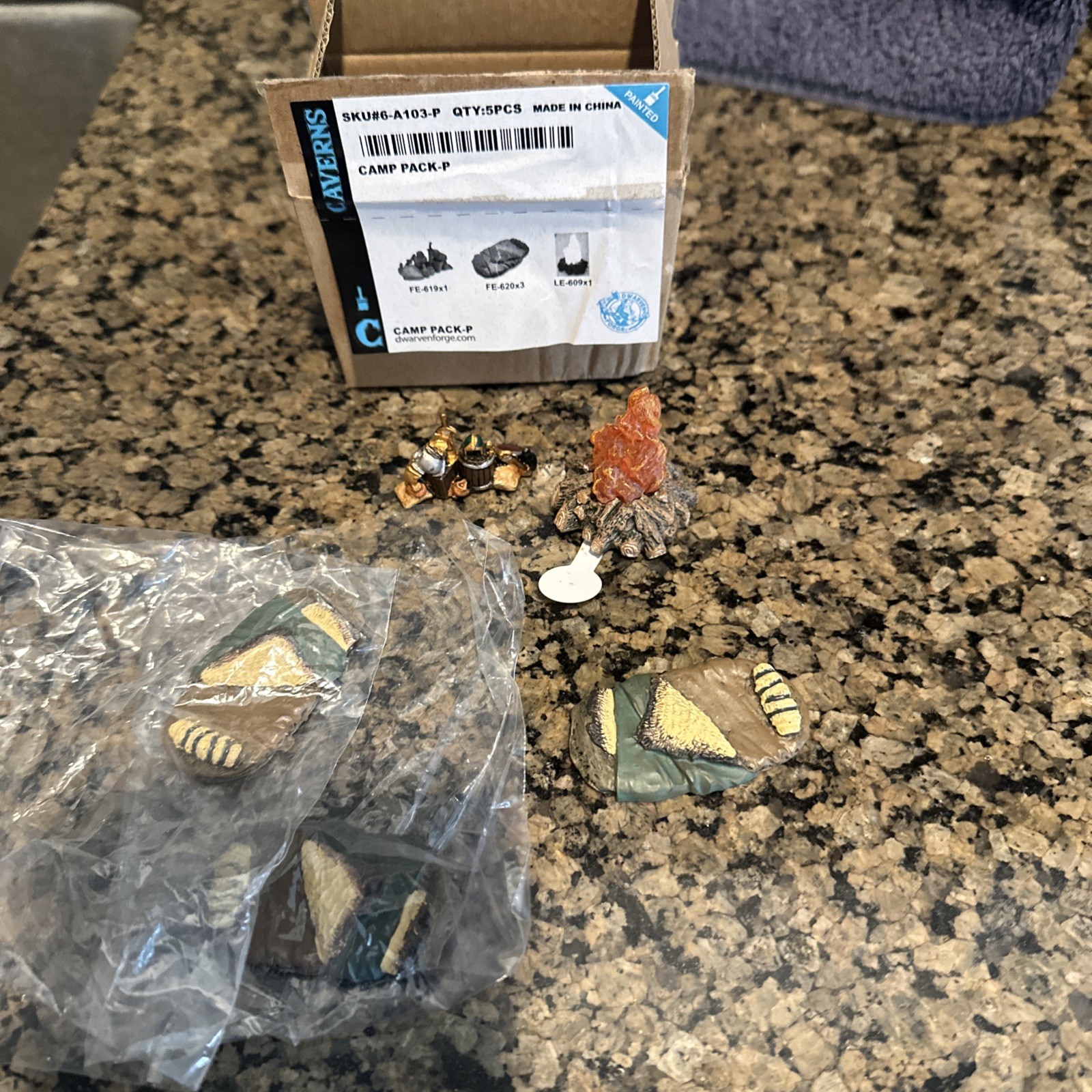 Dwarven￼ Forge Camp Pack Painted