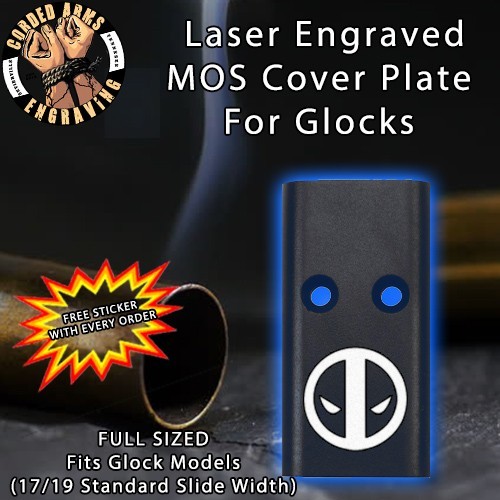 Deadpool MOS Cover Plate for Glock 19 17