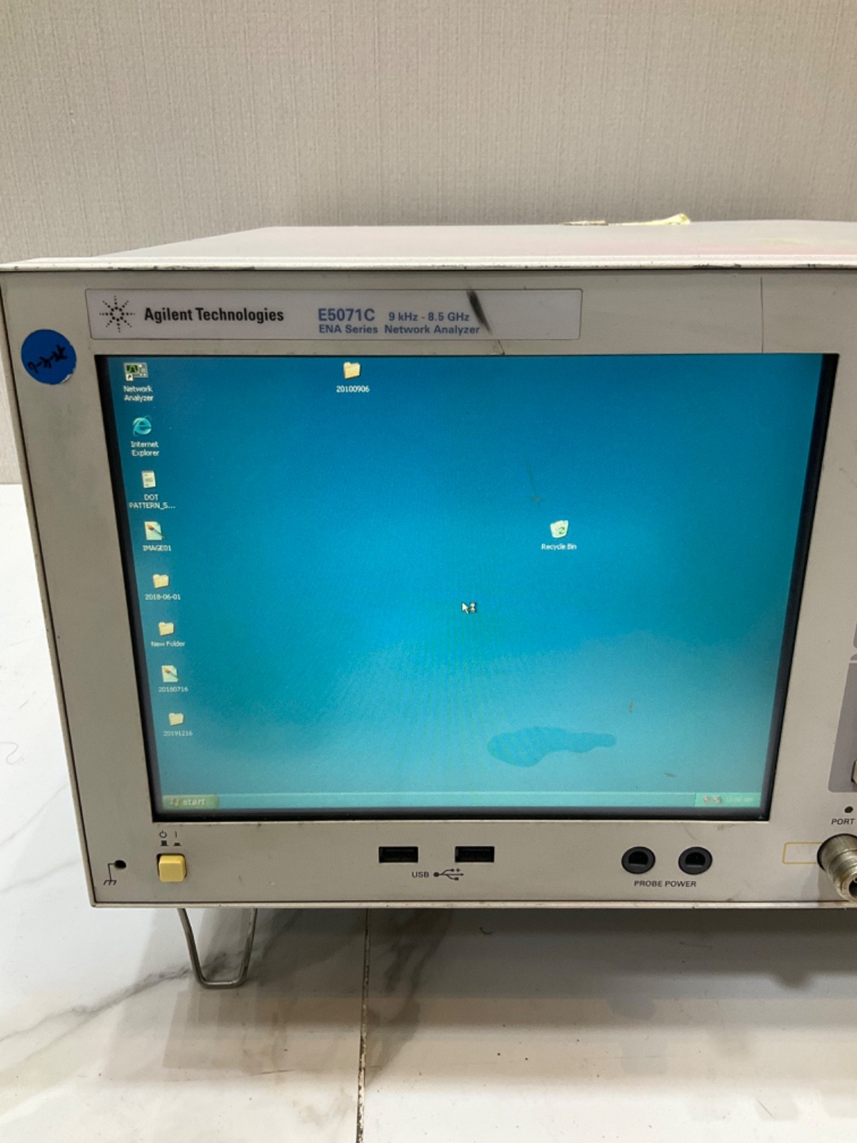 AGILENT TECHNOLOGIES E5071C NETWORK ANALYZER 9KHz-8.5GHz E5071C-ATO-65898