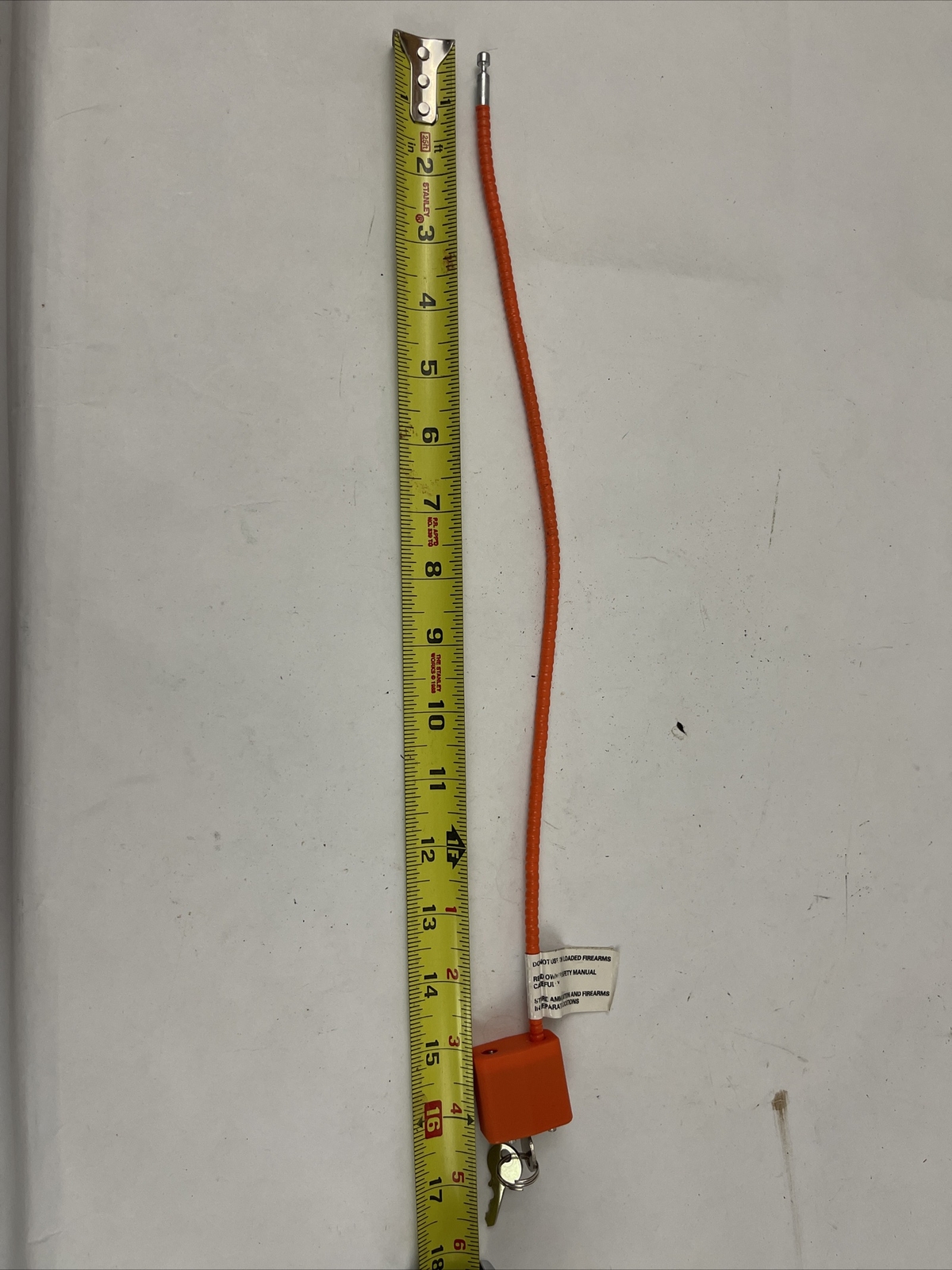 Steel Cable Gun Lock 15" Cable Trigger Pistol Shotgun Rifle Childsafe