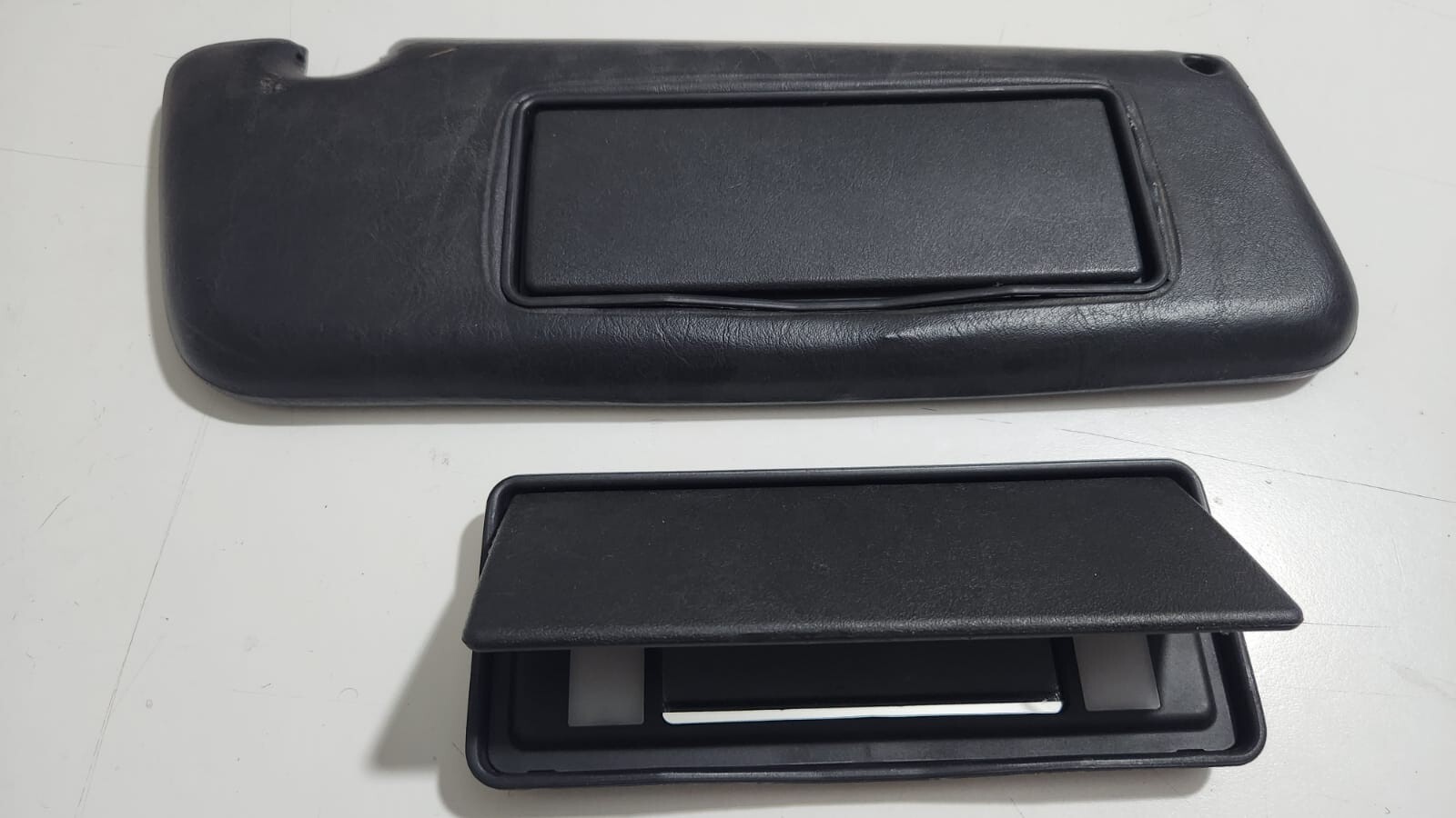 Sun Visor Vanity Mirror Top for Mercedes 107 560SL W123 W126 560SE 560SEC  BLACK