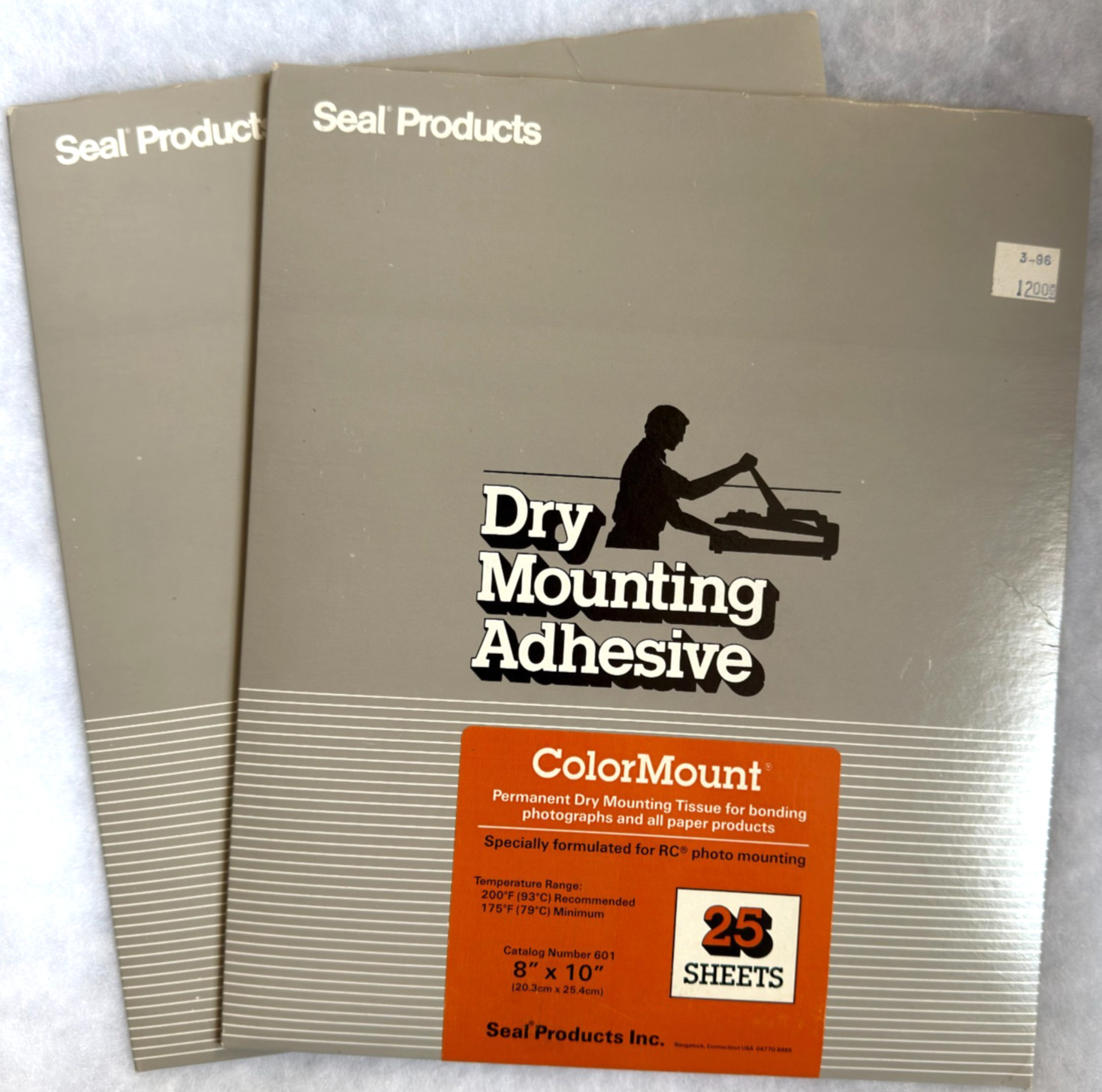 Vintage 1990s Seal ColorMount Dry Mounting Adhesive Tissue 8" x 10" 28 Sheets
