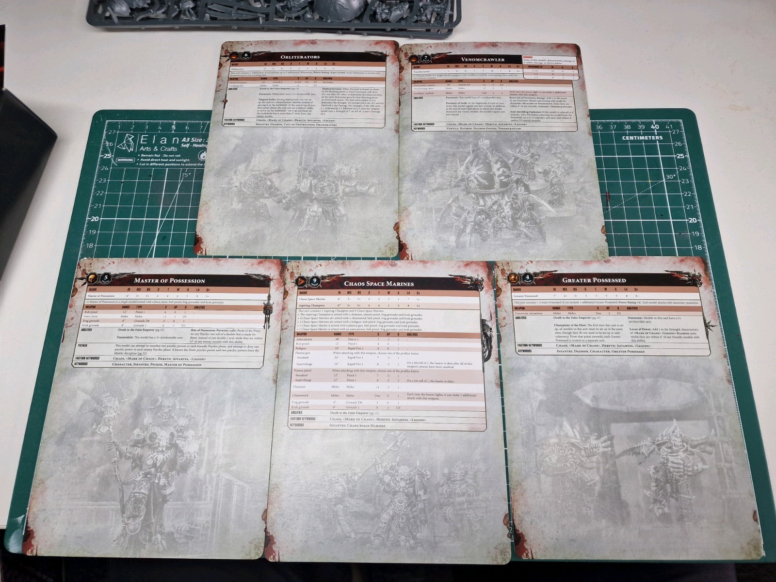 Warhammer 40k: Shadowspear Box Set (Chaos Space Marines Half Only) Oop