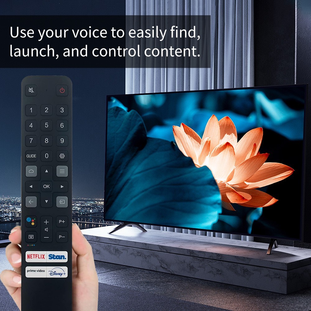 RC901V FAR1 Voice Remote for TCL androidtv Google Assistant forC727/ C725 Series