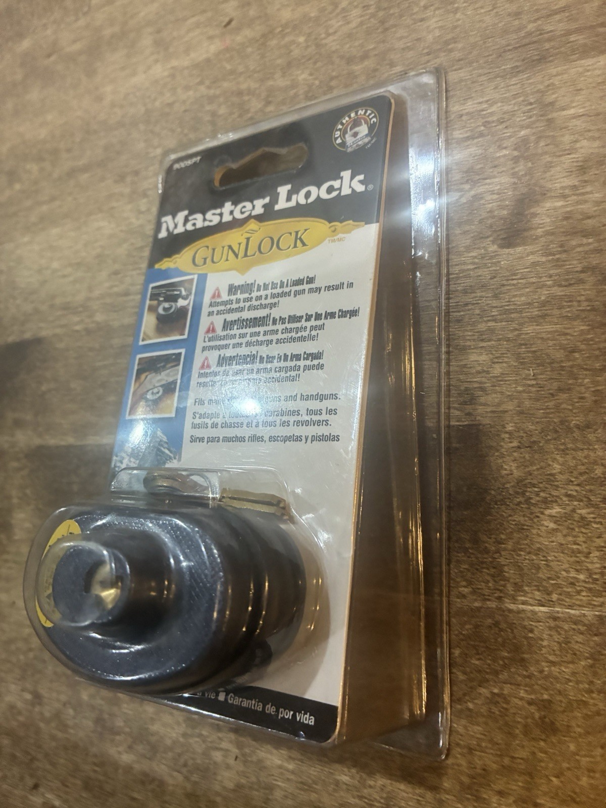 Master Lock 90DSPT Keyed Gun Trigger Lock, 1 Pack Gun Lock With 2 Keys NEW