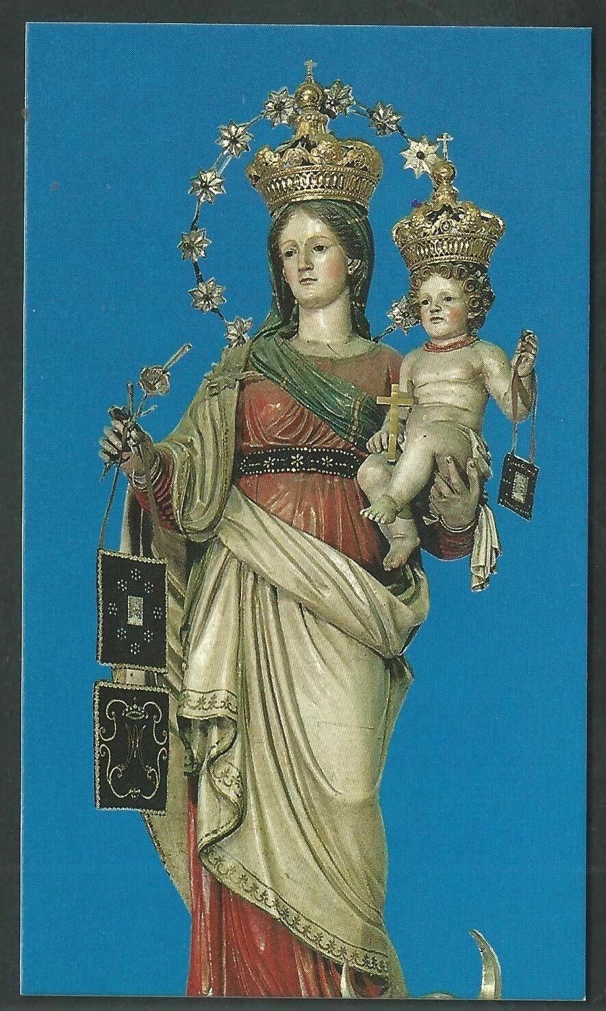 Holy card de la Virgin del Carmen santino image pieuses estampa