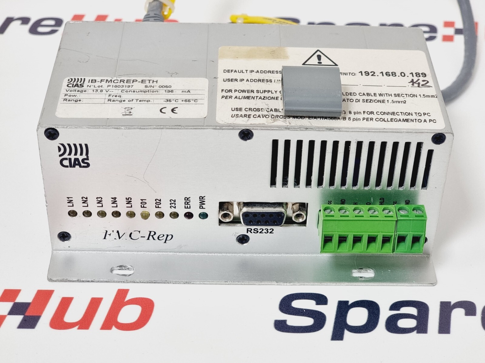 CIAS IB-FMCREP-ETH Data Repeater Module