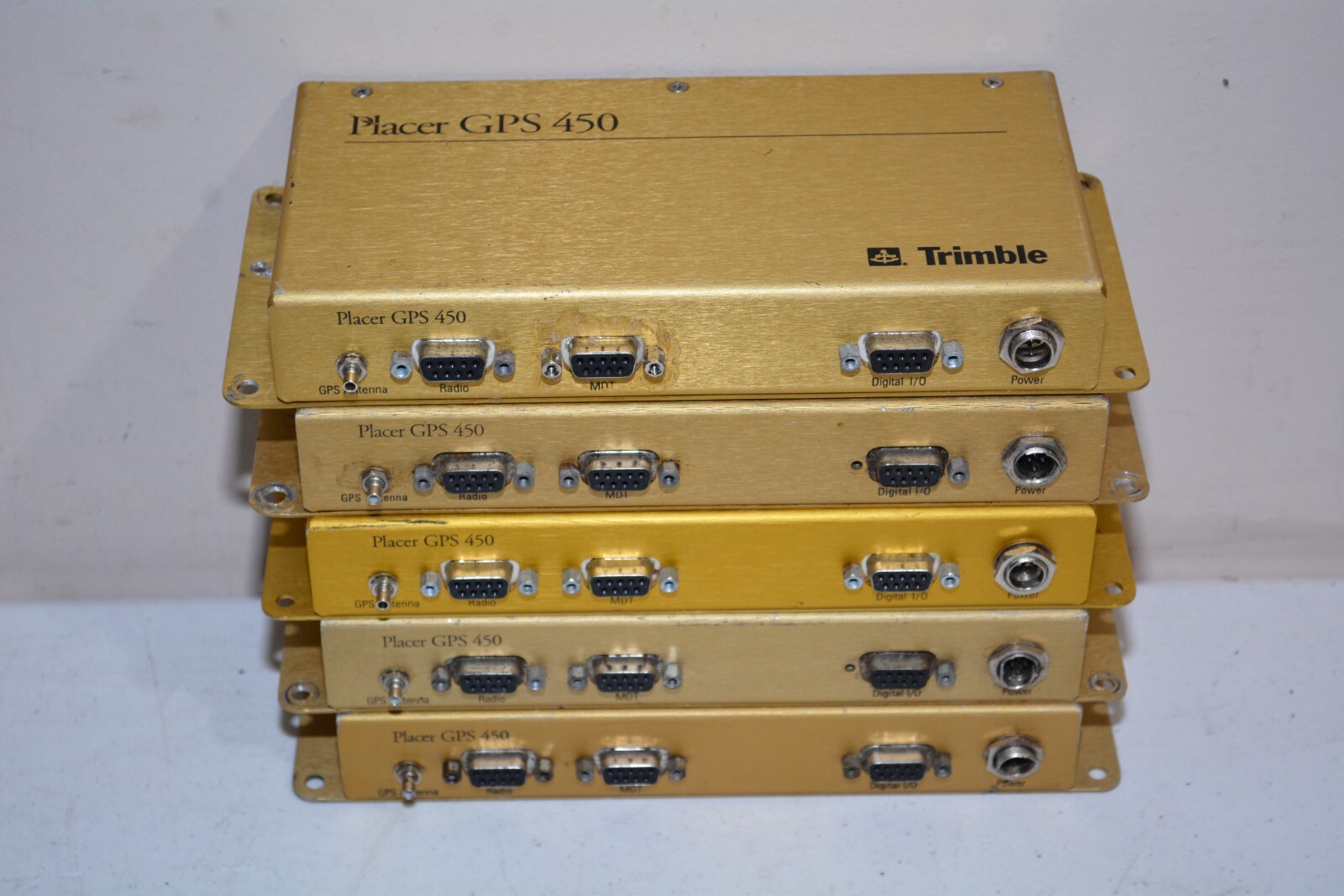 ^ Lot 5x Trimble Placer GPS 450 30837-10 protocol TAIP D Mobile Positioning Unit