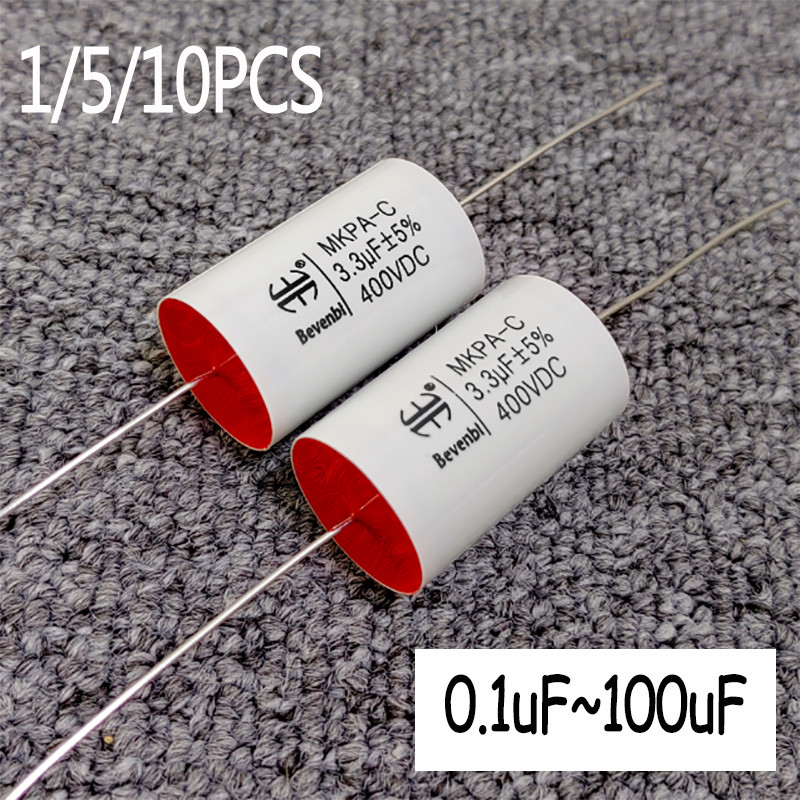 For Bevenbi 0.1uF~100uF Metallized Polypropylene Capacitor 400V Axial MKPA-C