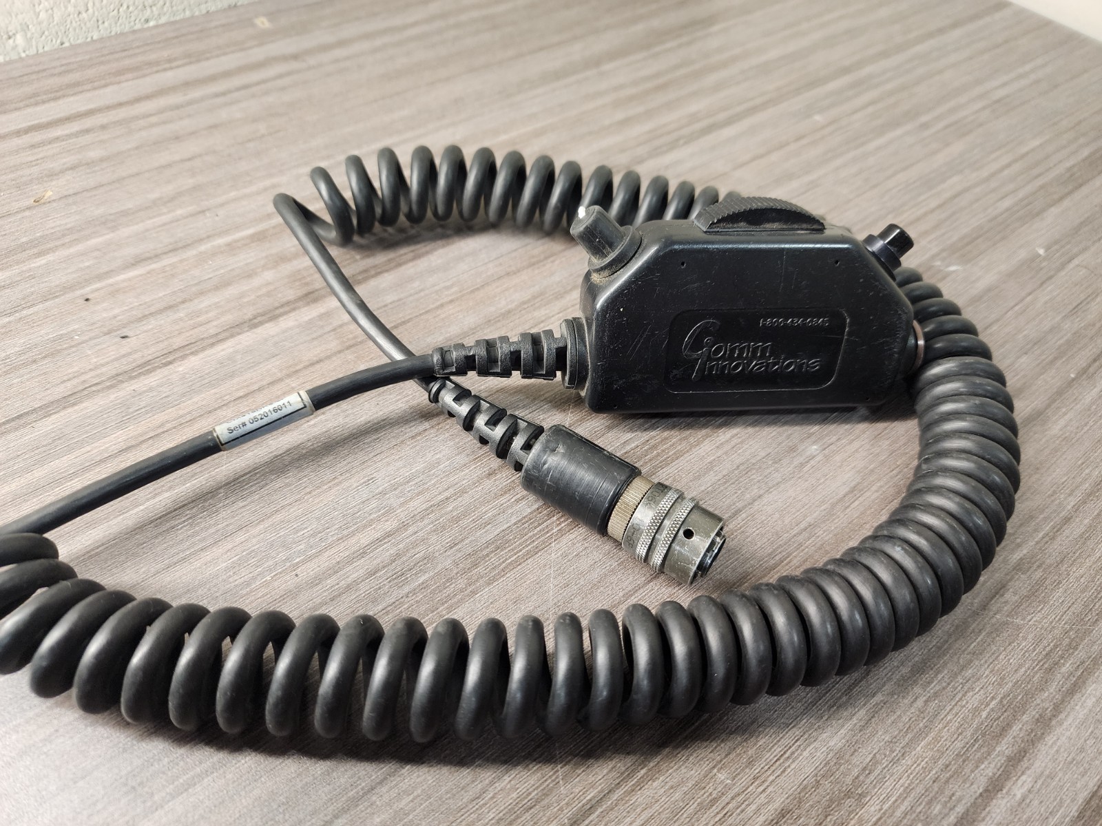 Comm Innovations CIX415HK3-6P Handheld Push to Talk Microphone Cable Assembly