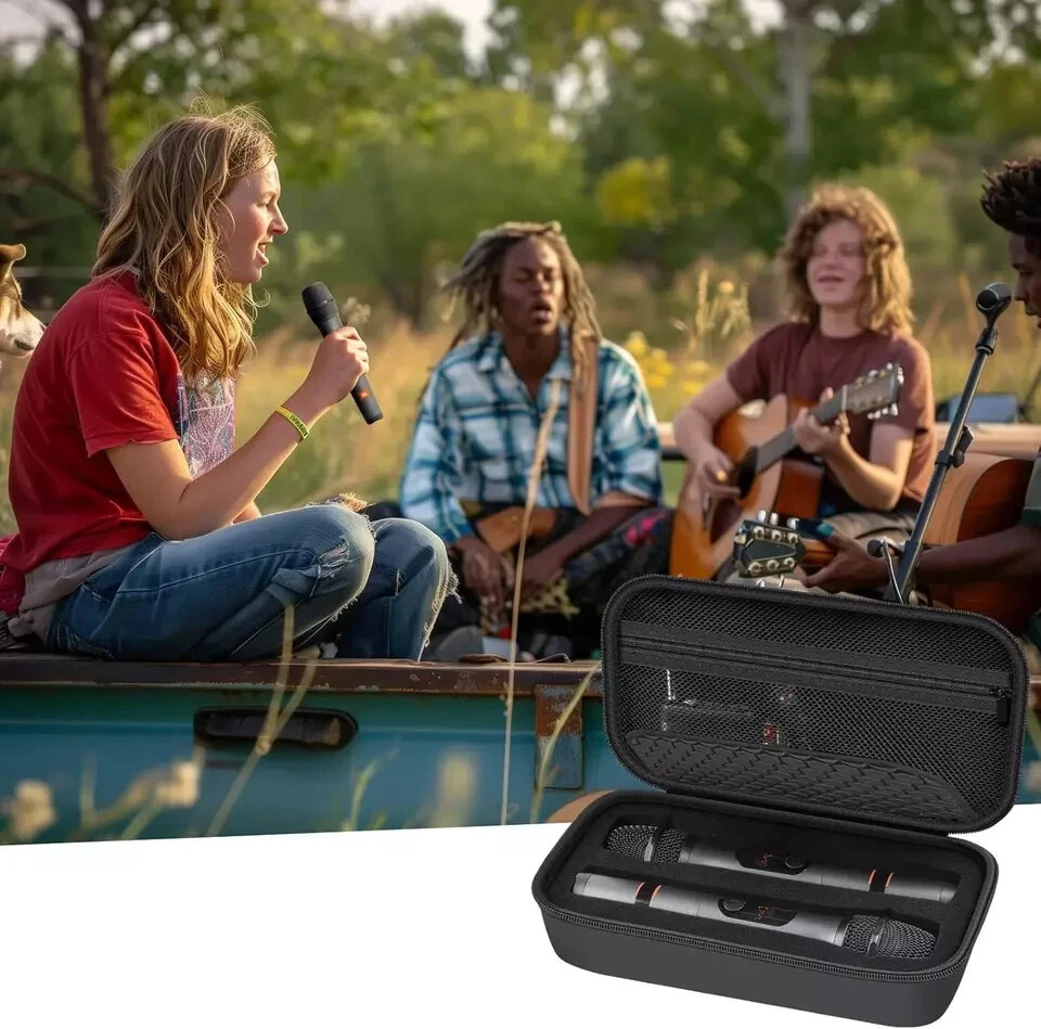 Wireless Microphone Case Compatible JBL Wireless Two Microphone/for JBL Partybox