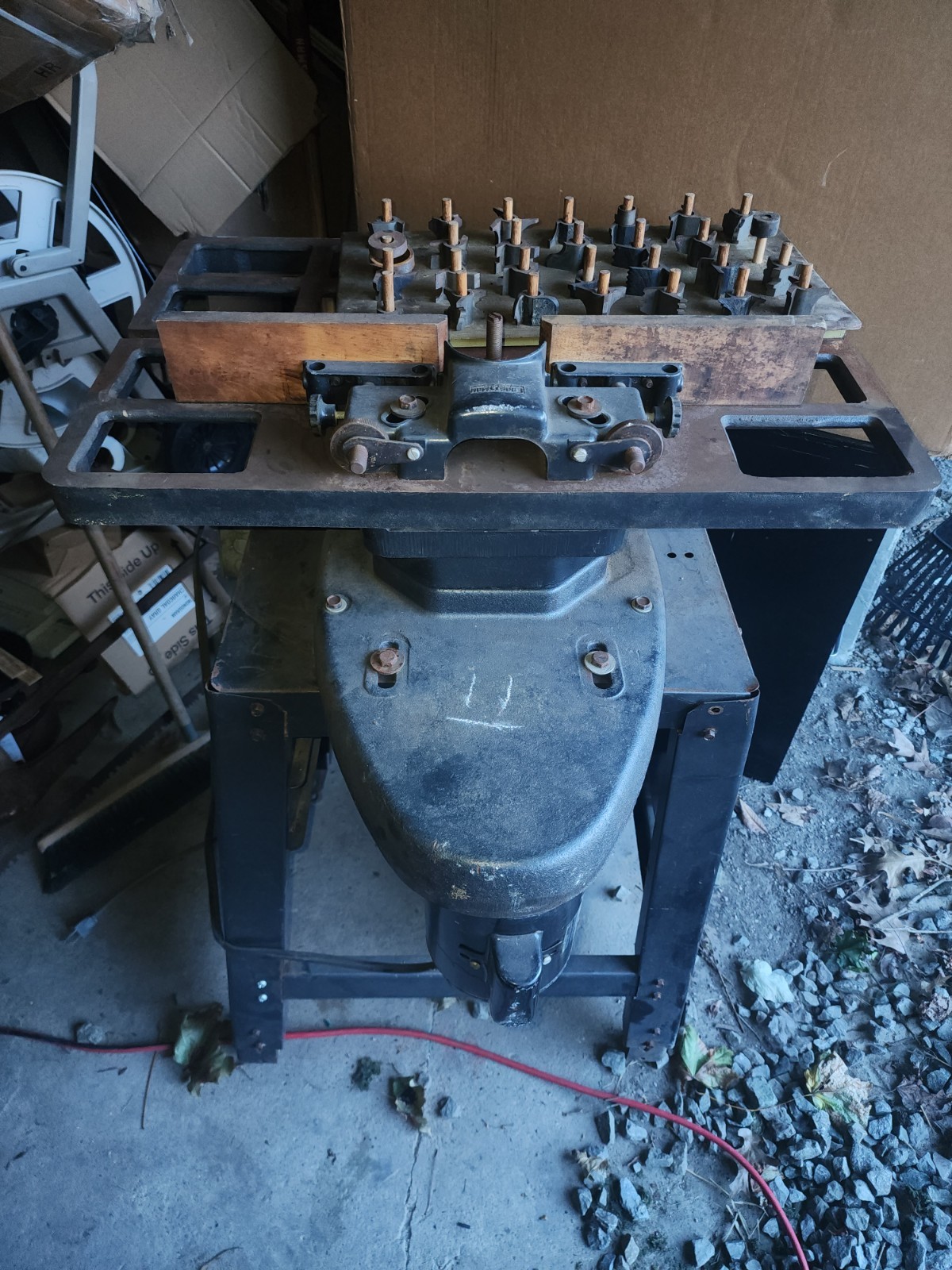 Craftsman Shaper with 27 Bits,3/4 HP, 1 Phase, 120 Volt, USED, SEE VIDEO
