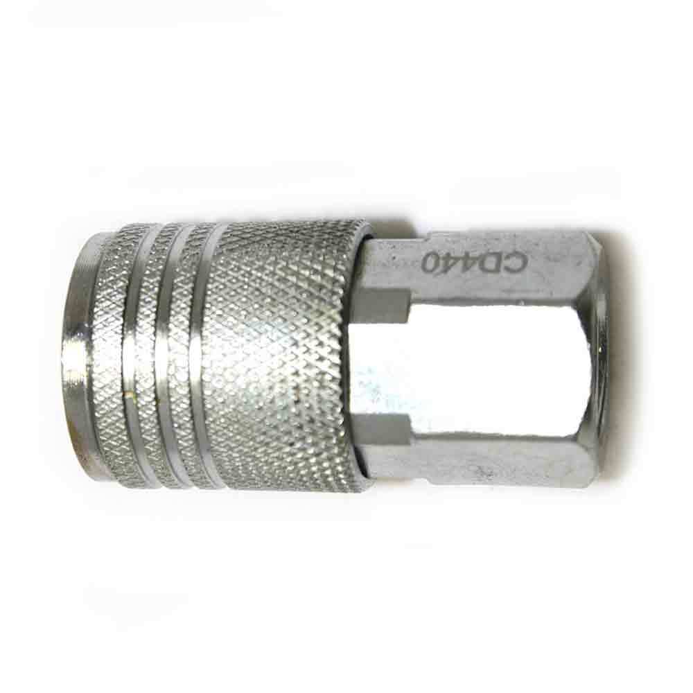 1/4 Inch Diamond-U Steel Coupler x 1/4 Inch Female NPT CD440