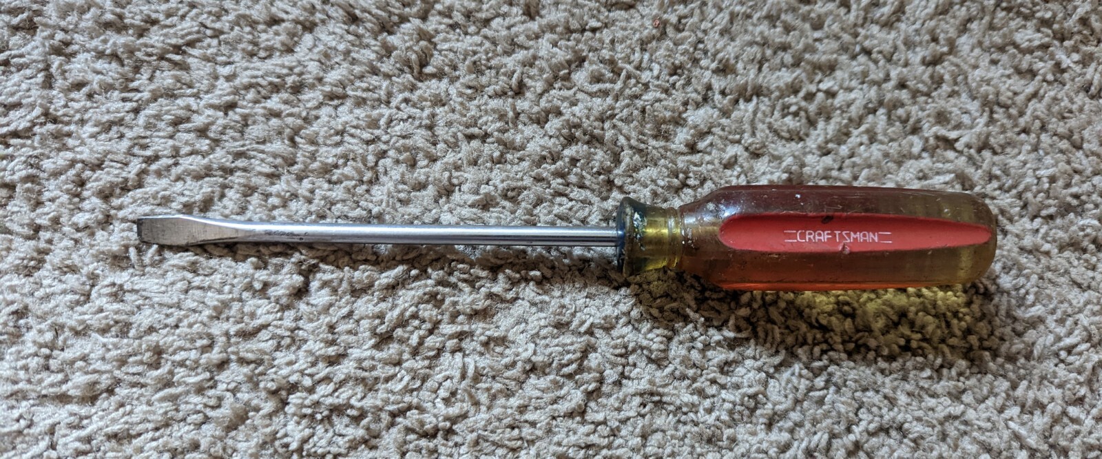 Vintage Craftsman 1/4 Sears Best Handle 41593 WF USA Slotted Screwdriver