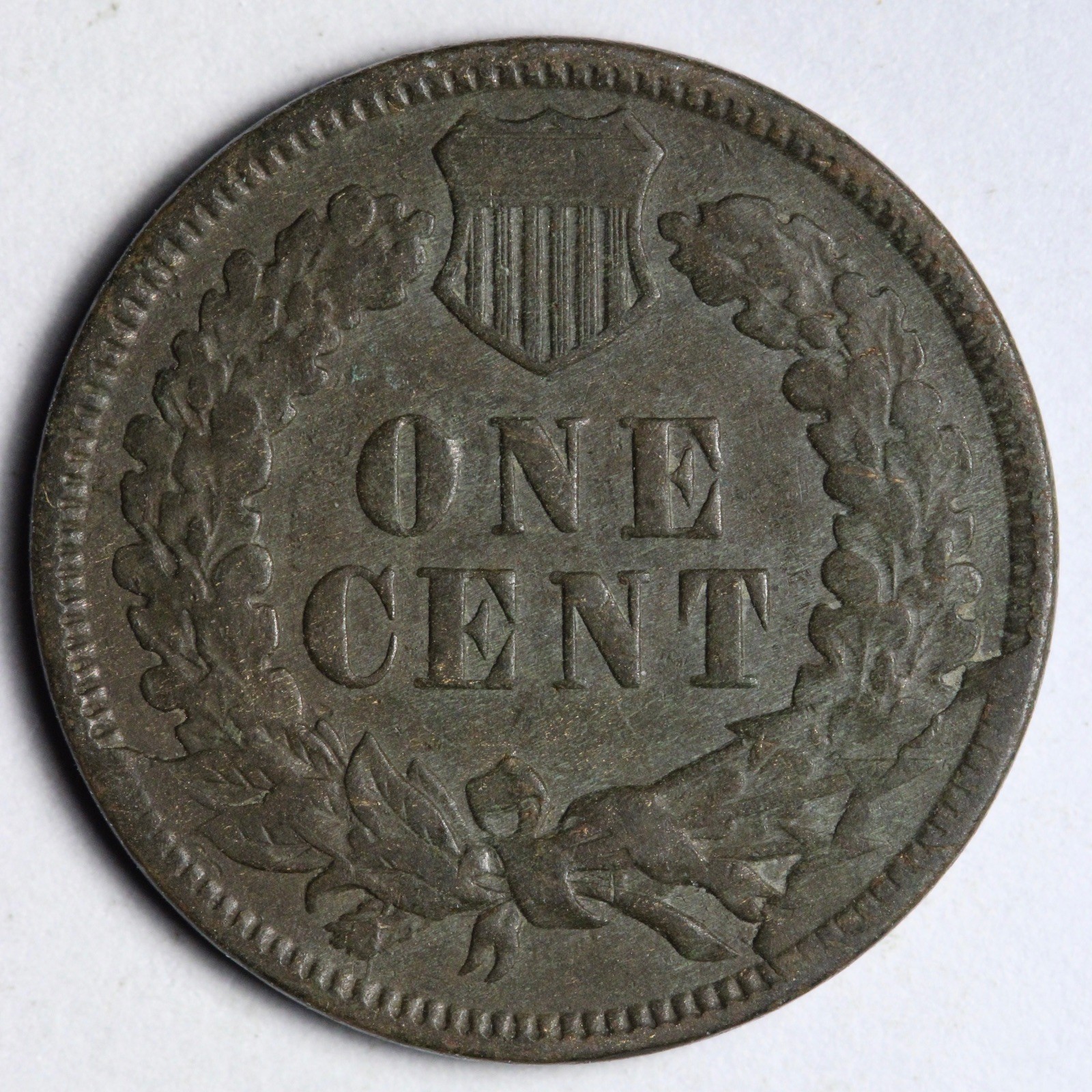 1905 Indian Head Cent Penny REVERSE CUD ERROR RARE! E230 AUC