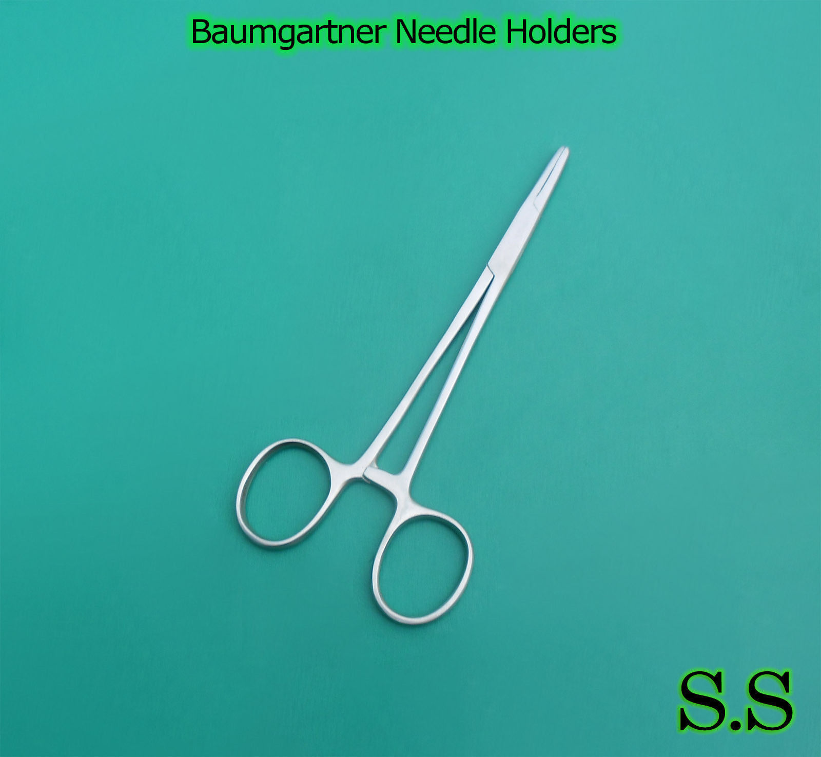 25 BAUMGARTNER Needle Holder 5" Surgical Instruments
