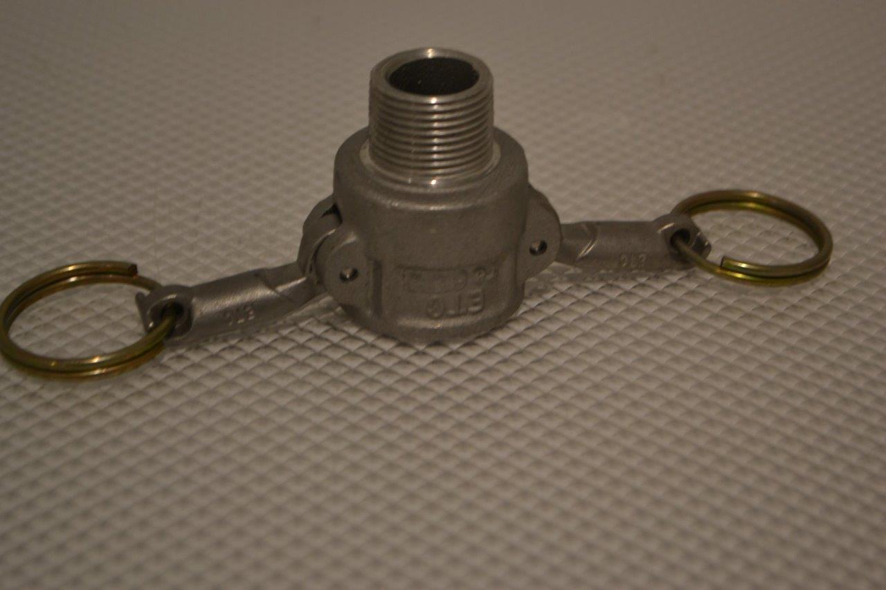 ONE NEW EVER-TITE 3/4" PART B ALUMINUM CAMLOCK COUPLING MS27026-3.