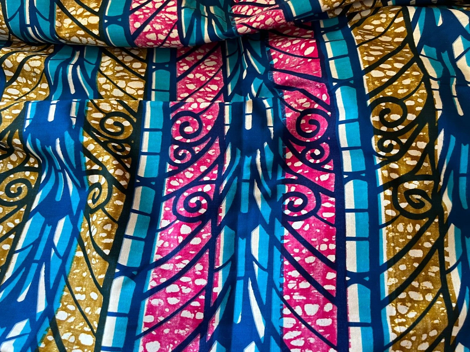 High End African Wax Print Classic Guaranteed Wax 3Yds x 45" Cotton