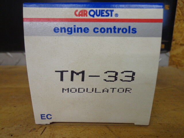 OEM Carquest Transmission Modulator  TM-33  NOS  FREE SHIPPING