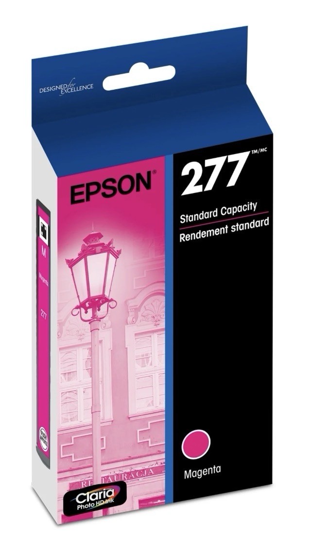Genuine OEM Epson Magenta Ink 277 EXP JUL 2027