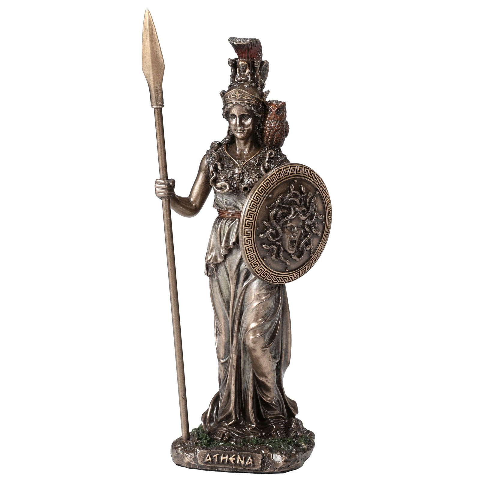 Veronese Design 6 1/2 Athena The Greek Goddess of Wisdom Resin Sculpture