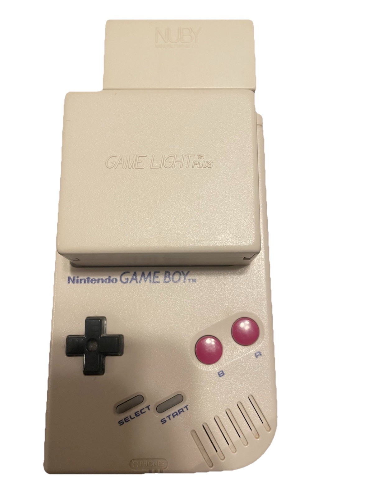 Nintendo Game Boy With Nuby Game Light (Tested.  Works.)