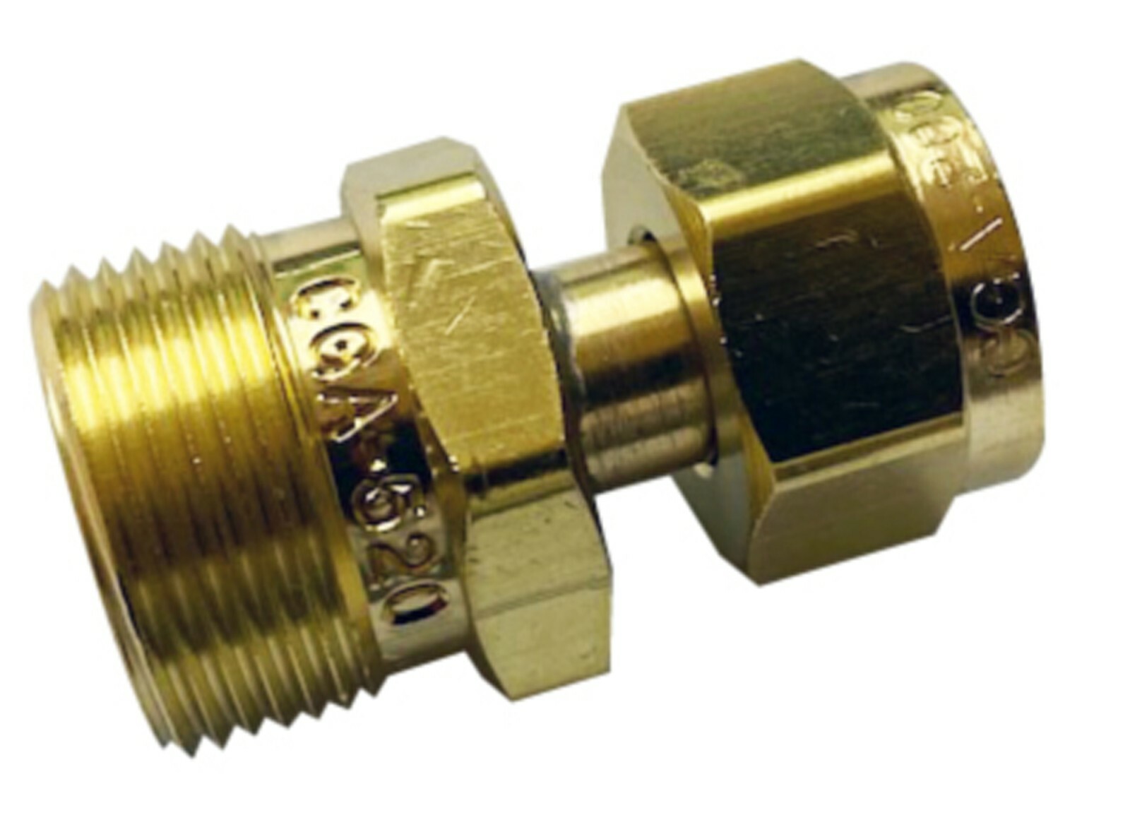 CGA-200 MC Acetylene Cylinder Tank to CGA-520 B Regulator, Adaptor 314