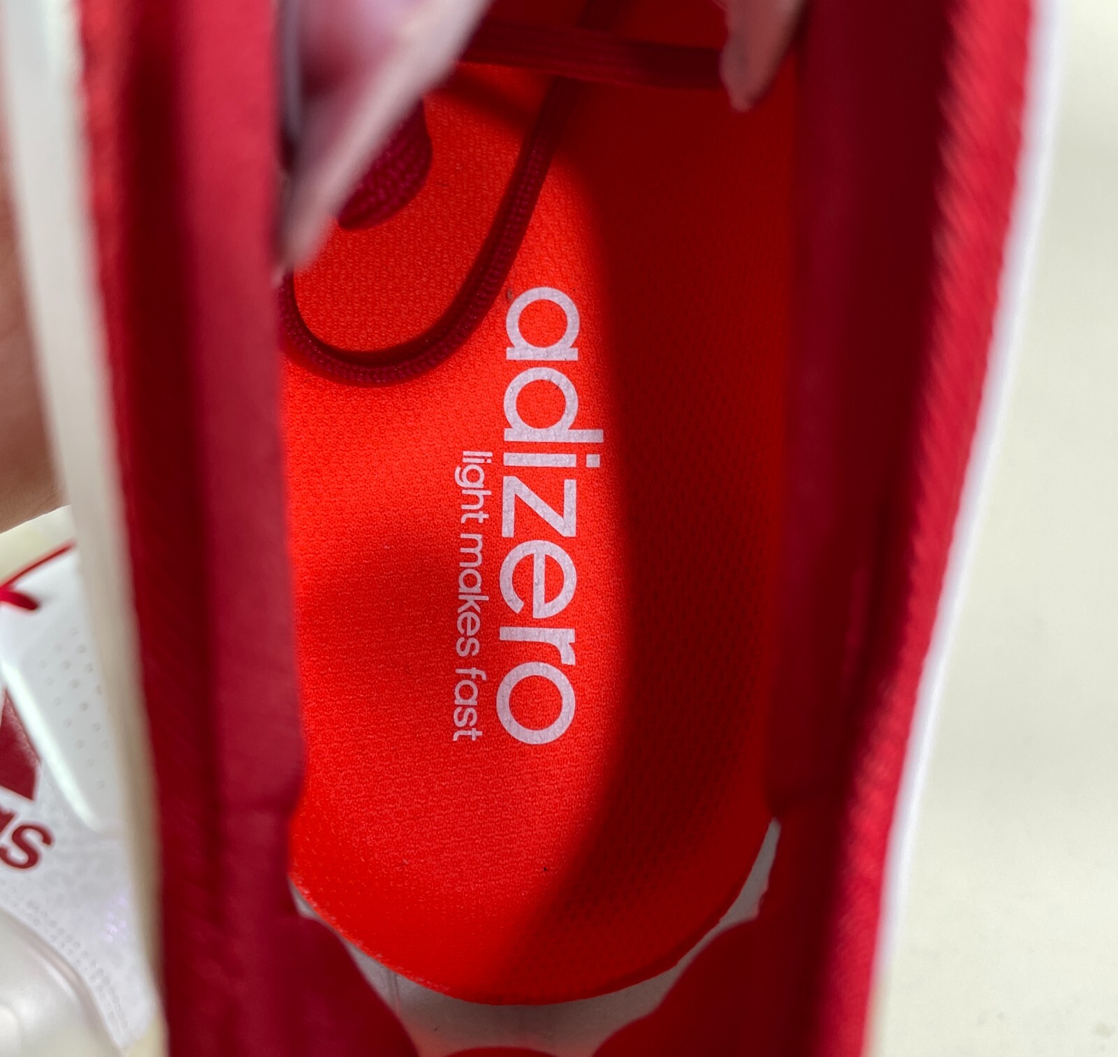 Adidas Adizero 5-Star 5.0 Mid Red White Football Cleats Men's Size 16 (Q16066)