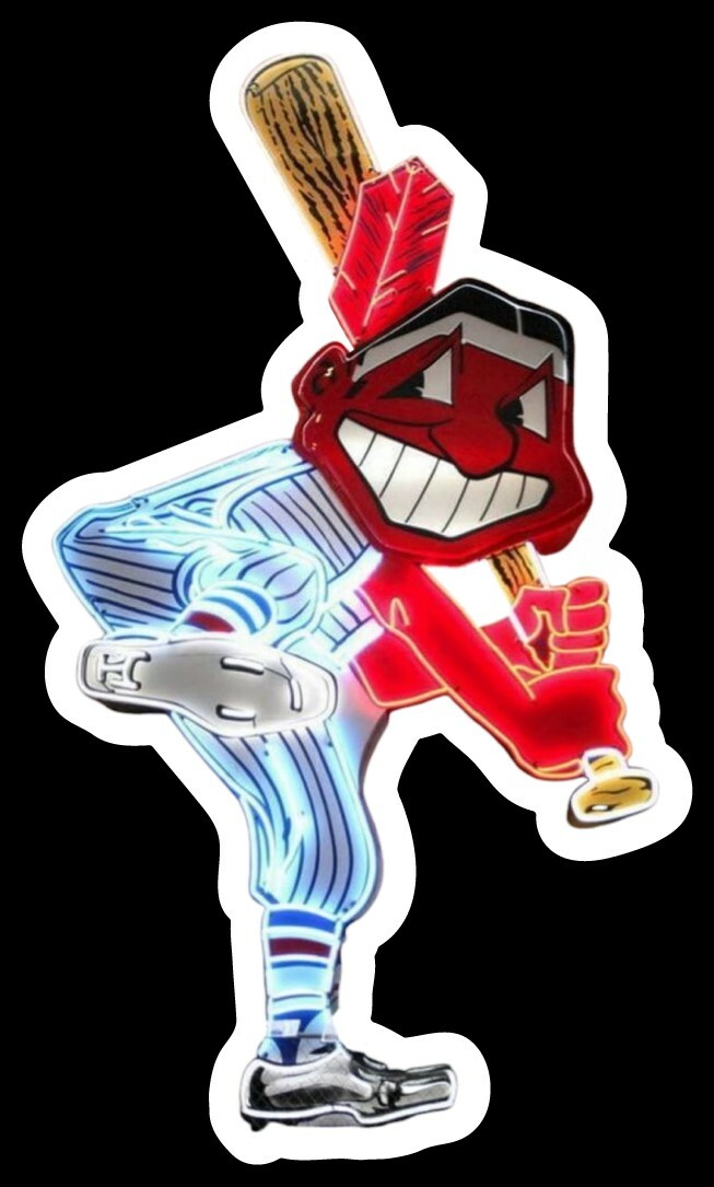 Chief Wahoo MAGNET Die Cut Cleveland Indians Custom Vinyl  MLB Baseball