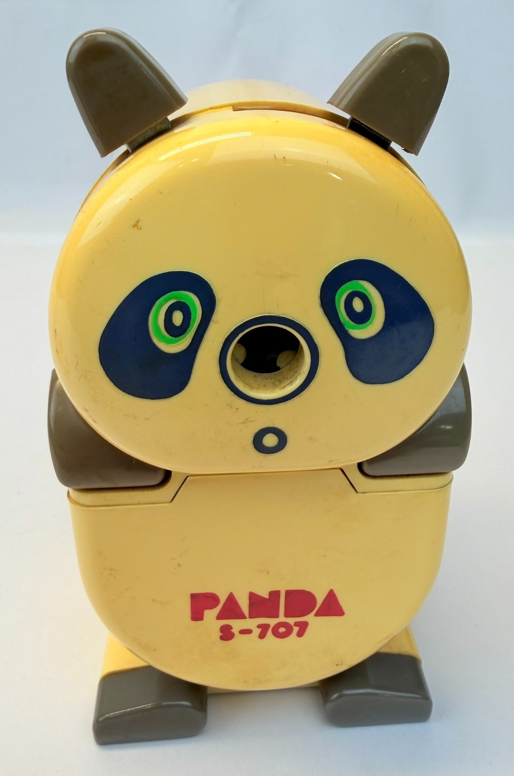Vintage PANDA S-707 Hand Crank Pencil Sharpener – Rare Japan – Works Great