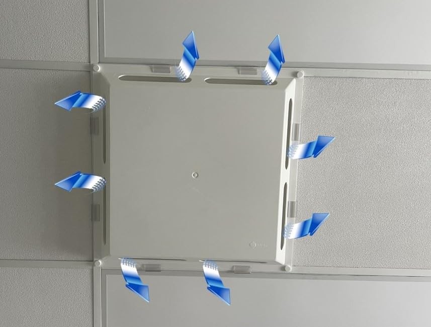 New Best 4-Sided Ceiling Air Diverter with Magnet Install 2 Free Shipping