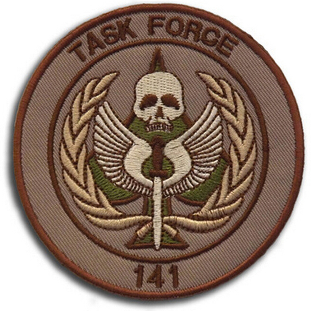 CALL OF DUTY TASK FORCE 141 U.S. ARMY USA PATCHES BADGES HOOK PATCH -04