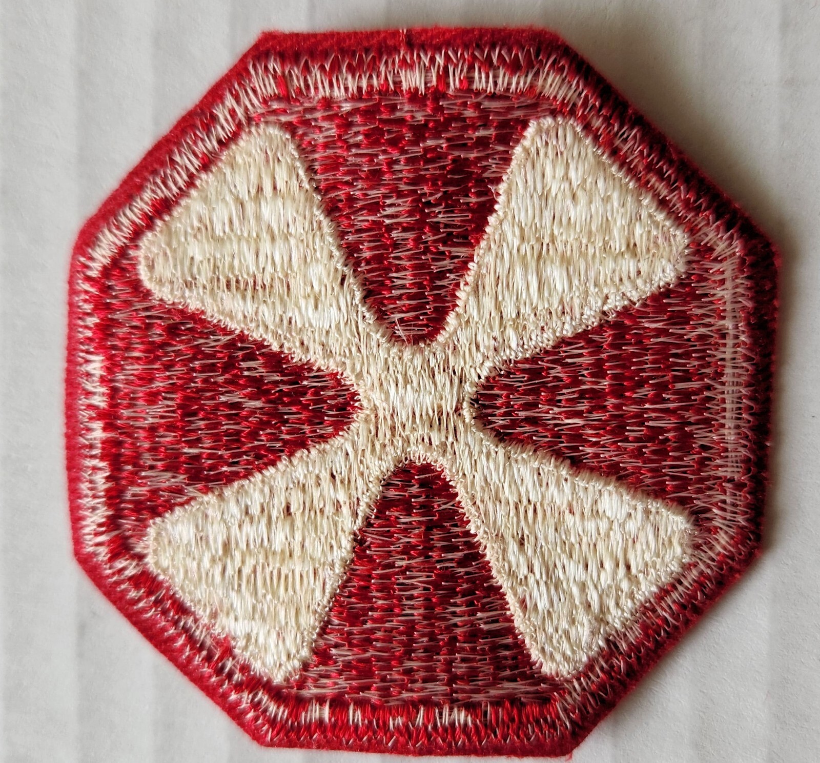 US ARMY 8TH ARMY CUT EDGE PATCH - US GOVERNMENT ISSUE USGI!