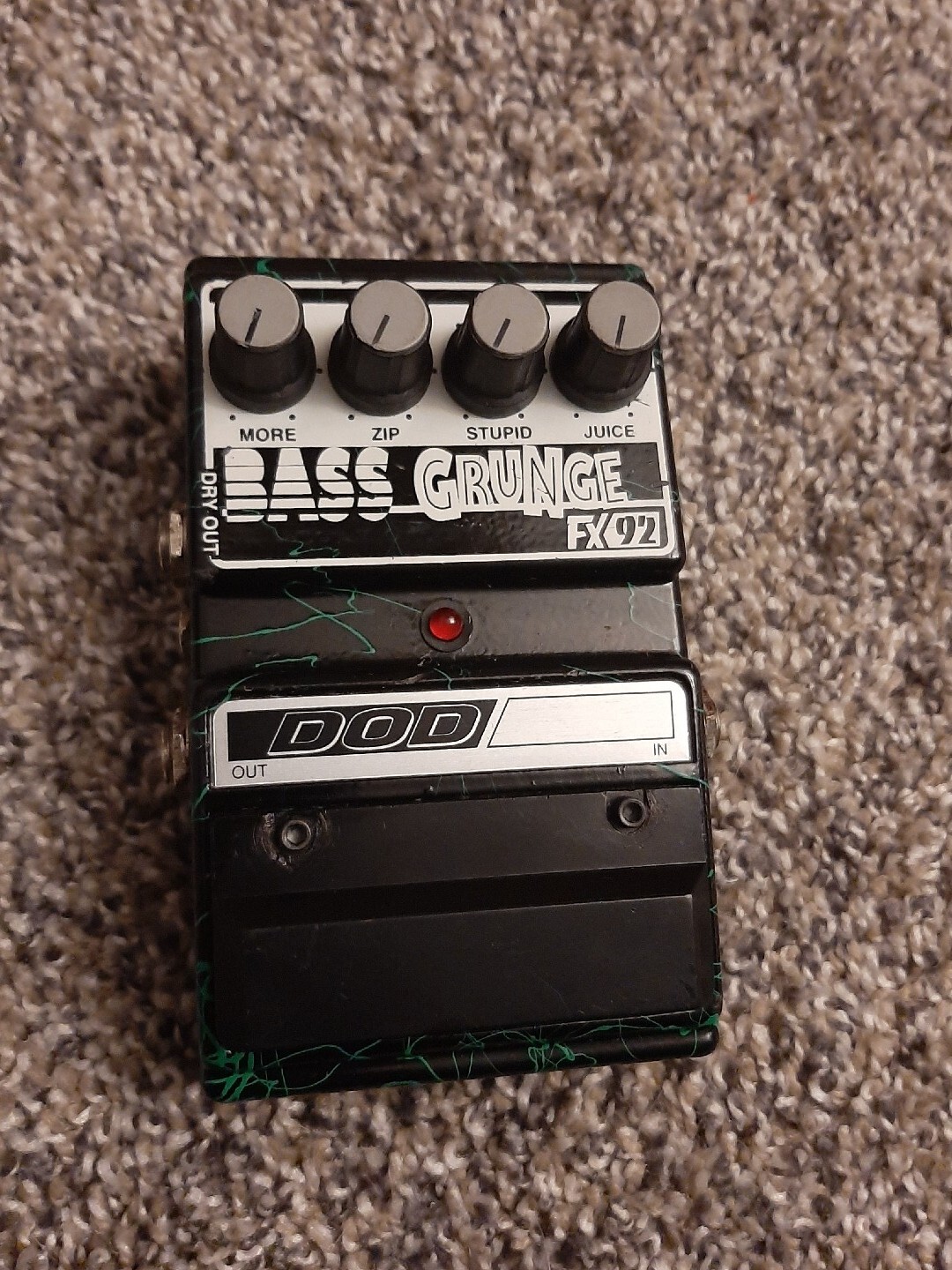 DOD / Digitech FX92 Bass Grunge Overdrive Distortion USA Vintage Effects Pedal