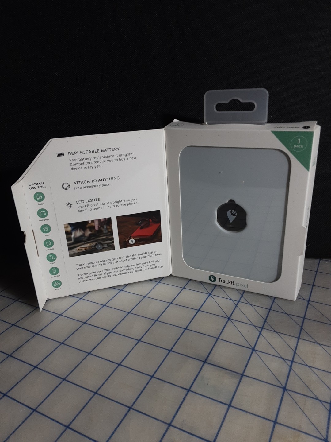 TrackR Pixel Bluetooth Tracking Tracker Device, New