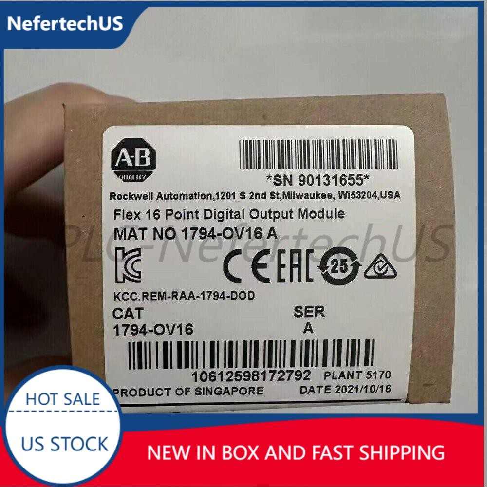 New Sealed 1794-OV16  Flex 16 Point Digital Output Module 1794OV16 US Free Tax