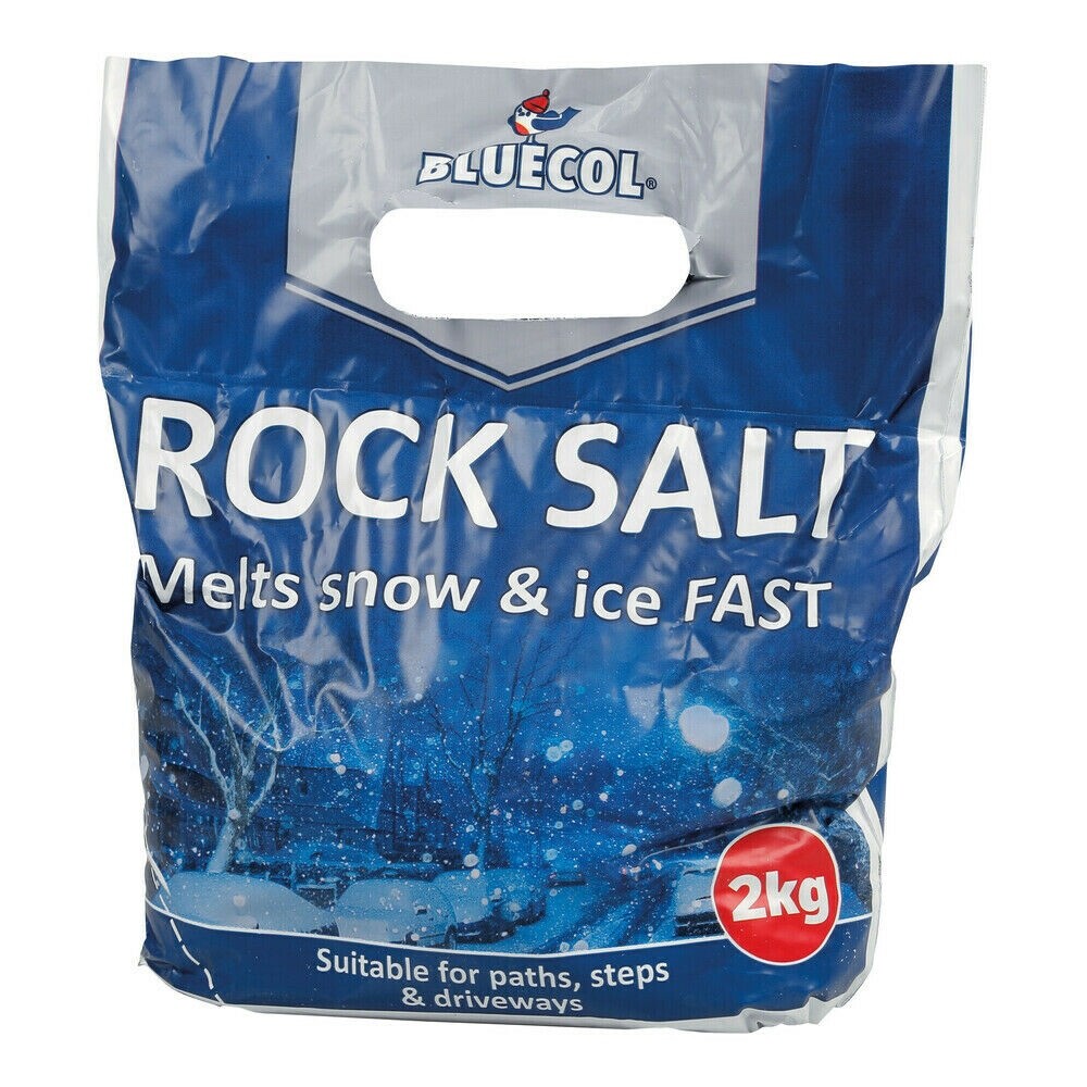 Anti Ice Salt No Frost Melt Snow Ice Frost Road Home 2kg BIODEGRA