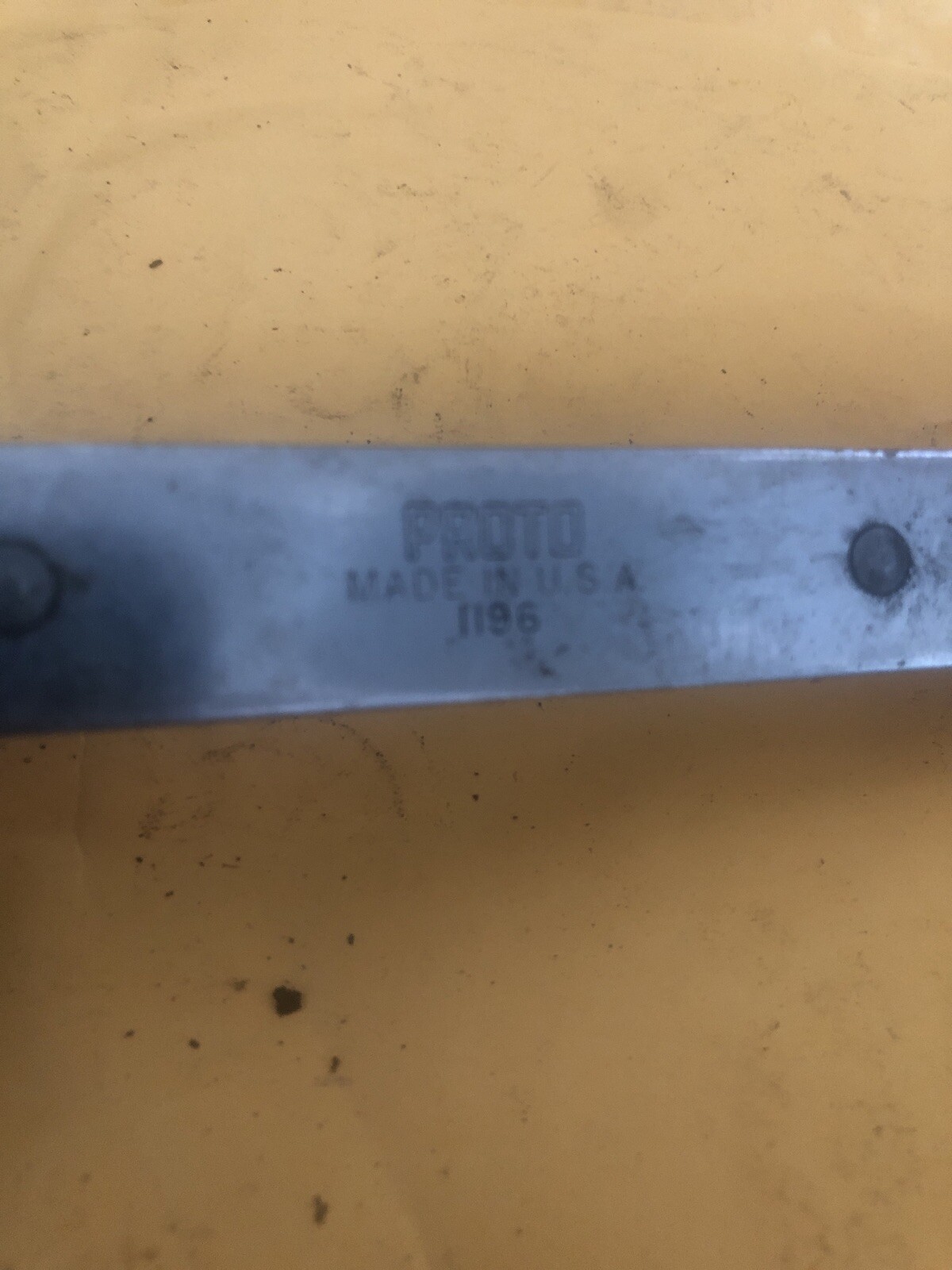 PROTO 1196 ratcheting box end wrench 12 point 5/8 x 3/4" USA