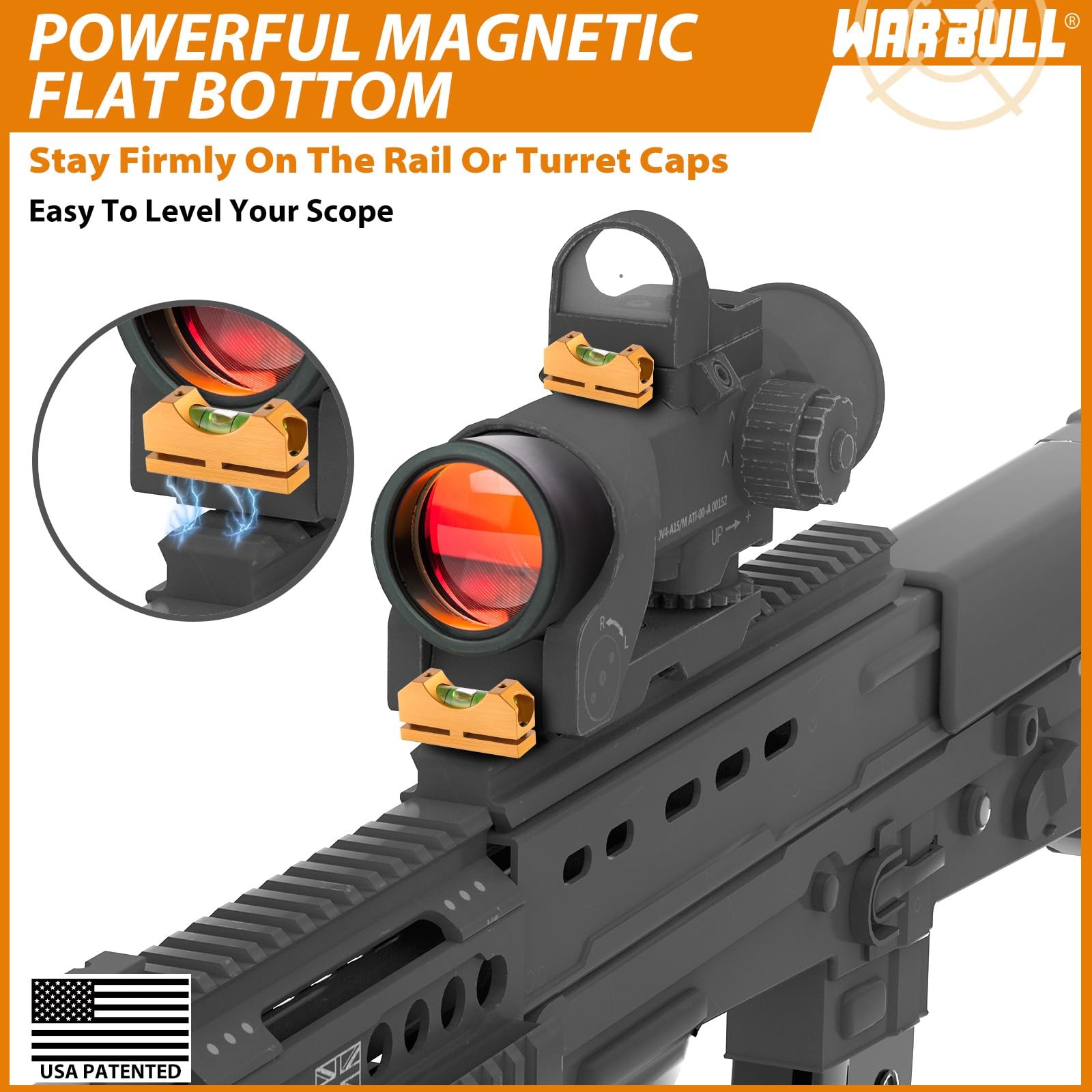 WarBull Scope Leveling Kit Universal, Magnetic Base High-Precision