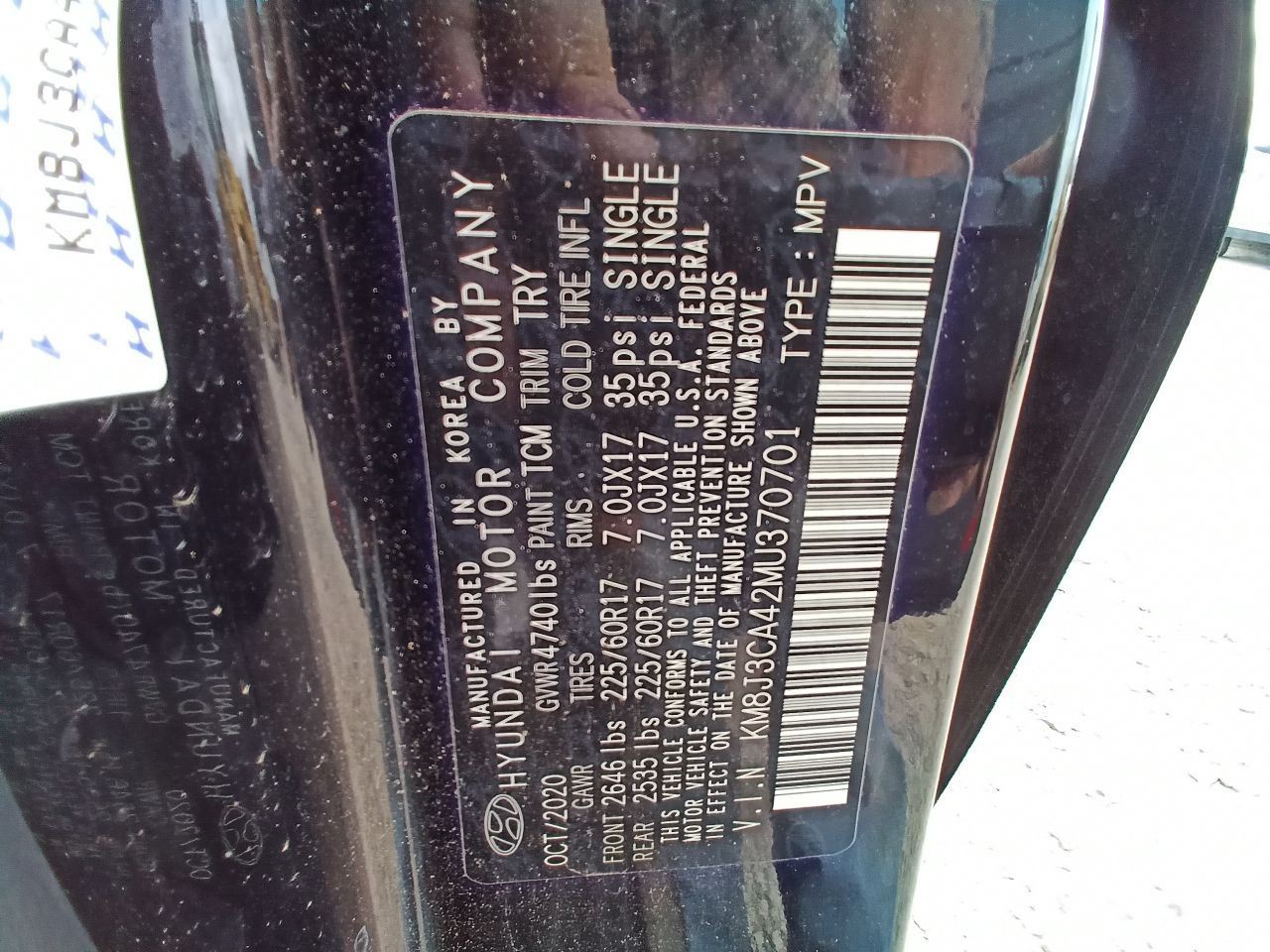 Driver Camera/Projector Radar Unit Behind Rear Bumper Fits 19-23 TUCSON 13106985