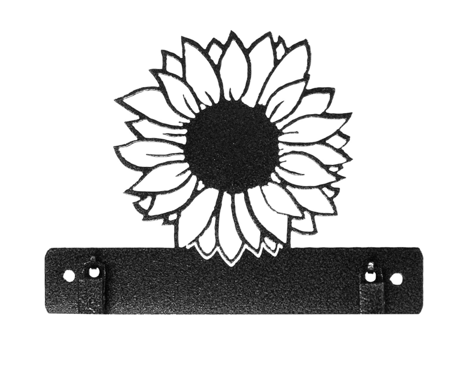 Classic Motifs 6 Inch Sunflower Craft Holder With Clips