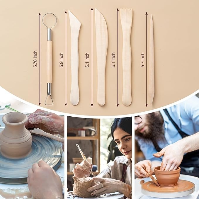 Clay Tools Kit, 27 PCS Pottery Tools, Practical Polymer Clay Sculpting Tools Ki