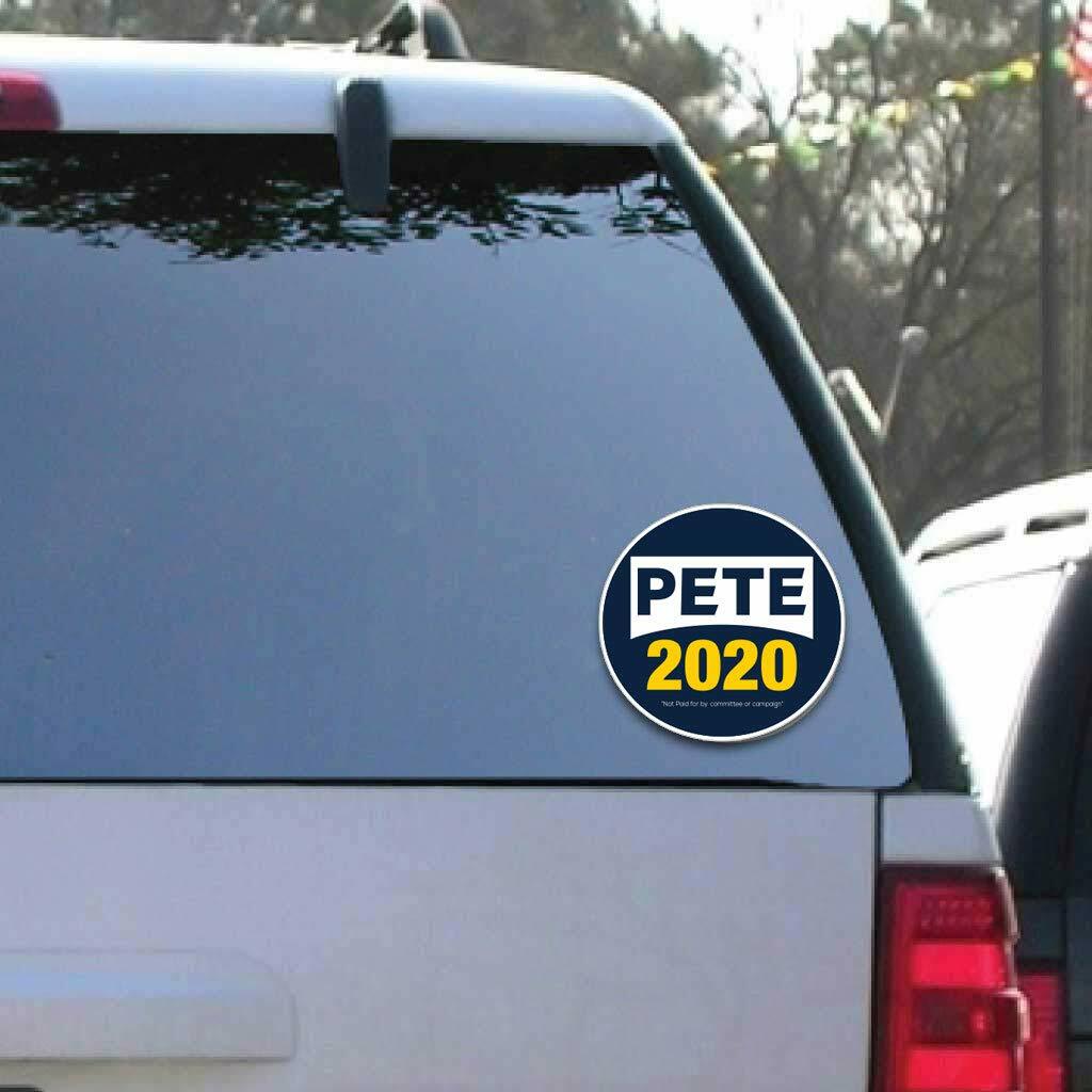 Pete Buttigieg 2020 Yard Sign, Can Cooler and Pete 2020 Car Decal Set